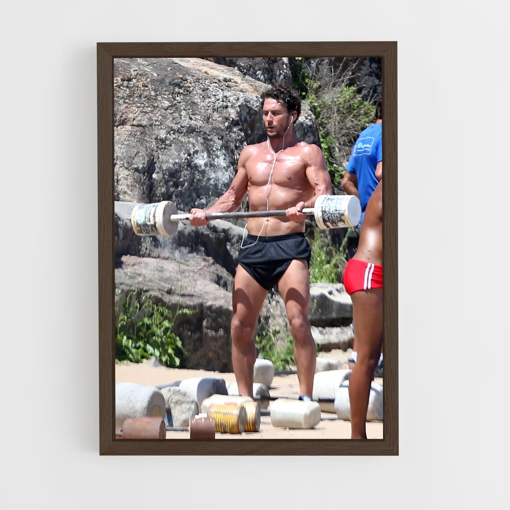 Poster Hugh à la Plage – affiche Judo (vue 5)